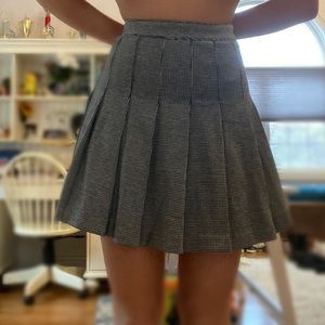 Forever 21 Houndstooth/checkered pattern miniskirt